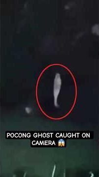 A Pocong Ghost Started Walking Toward Him…😱