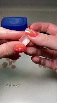 Gentle removal = no damage 💅 #nail #nailart #nailtrend #nailinspo #naildesign