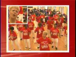 Happy Line Dance Performed by Lou Walker Senior Center Line Dancers