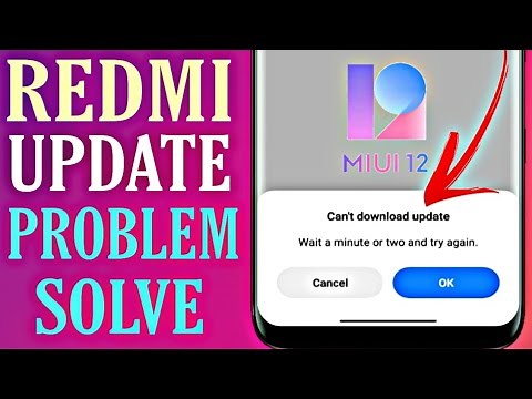 How to Fix {Can't Download} Error On Mi Mobile | Redmi Mobile Update Problem Solve for 2 Tricks 2021