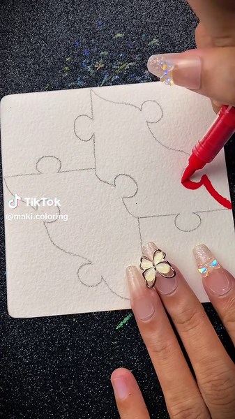 Relaxing ASMR Coloring Book Experience