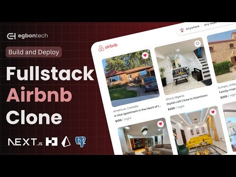 Build and Deploy a Full-Stack Airbnb Clone | Next.js 16, Better Auth