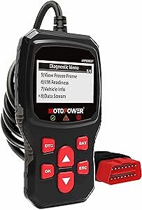 MOTOPOWER MP69037 Car OBD2 Scanner Code Reader Engine Fault Code Reader Scanner CAN Diagnostic Scan Tool for All OBD II Protocol Cars