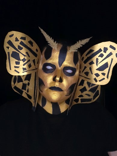 Inspiring Golden Moth Makeup Tutorial