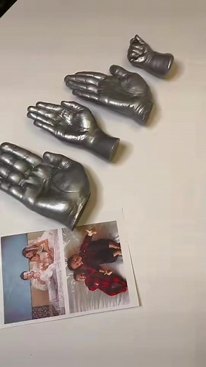 How family casting is done 🤍 #familycast #babycasting #familycasting #3dprinting #familybond