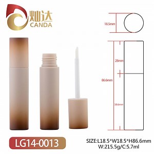 [Hot Item] Wholesale Plastic Matte Lip Gloss Container with Private Label OEM