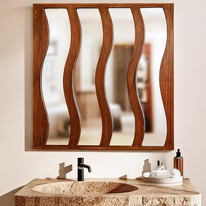 Wooden Framed Mirror: S Model - Etsy Canada