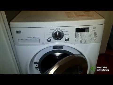 DIY LG Washer / Dryer COMBO Repair (Remove Lint) Part 1