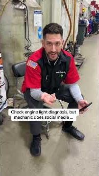 Check engine light diagnosis, but mechanic does social media …