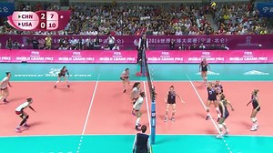This rally is not from this world! FIVB World Cup titleholders China and reigning FIVB Volleyball Women's World Champs USA Volleyball playing an epic rally! | Volleyball World