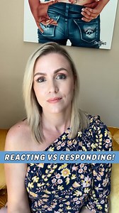 Reacting vs Responding! #relationshipcoach #hypnotherapist #advice #kateshelor | Kate Shelor