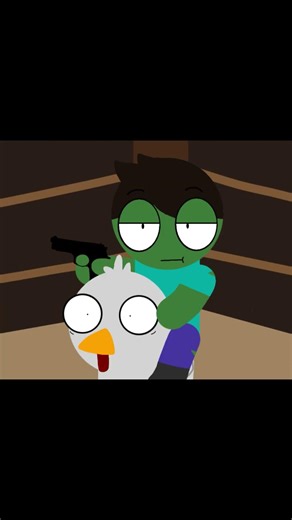 Chicken jockey! #animation #chickenjockey #aminecraftmovie