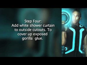 How to Make a Tron Legacy glow-in-the-dark costume