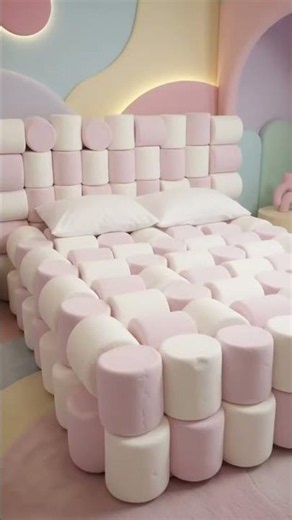 ASMR which bed would you rather fall into this fall? #asmrshorts #sleeptight #asmrsurreal