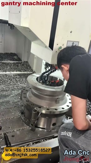 GMC2016 gantry machining center drilling video and finished parts#cnc #machine #cncmill #machining