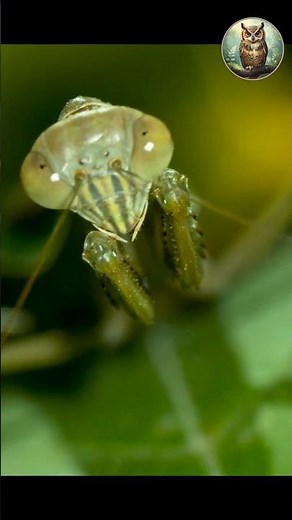 A Chinese mantis on the hunt #nature #animals#shorts