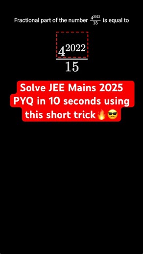 JEE Mains 2023 PYQ solved in seconds🔥 Binomial theorem important JEE question #shorts