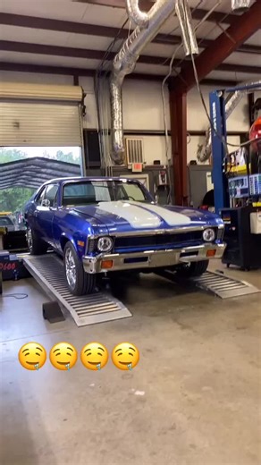 Custom Chevy Nova with Air Ride Suspension