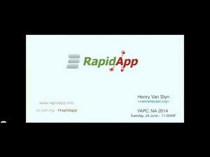 Henry Van Styn (‎vanstyn‎) - ‎RapidApp: turn-key ajaxy web apps‎