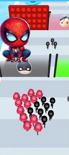 SuperHero spiderman VS hulk gameplay #gaming #shorts #gameplay #viral #superhero #spiderman #hulk