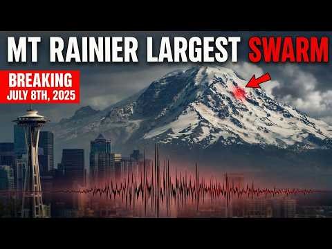 Mt Rainier Largest Earthquake Swarm Ever Recorded | The Feared Lahar Threat to Tacoma and Seattle