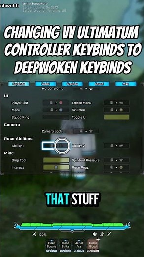 how to customize keybinds on controller in VV ultimatum #roblox #robloxanimegame #vvultimatum
