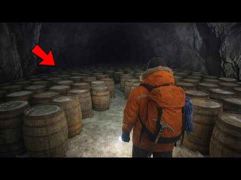 Explorers Found Old Barrel Stash in Antarctic Cave, Opened One and Turned Pale!