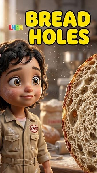 Why is Bread Full of Holes? 🍞 The Secret Science of Baking! #scienceforkids