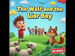 The Wolf and the Liar Boy | Soothing Motherly Voice Story for Kids | Moral Story