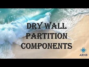 DRYWALL PARTITION COMPONENTS : TYPES , METHODS & COSTS #civilengineering #tutorial #dubaicareers