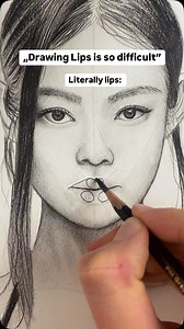 12K views · 13K reactions | Simple Way To Draw Lips #howtodraw #drawingtutorial #pencildrawing | Franciszek Bielak | Facebook