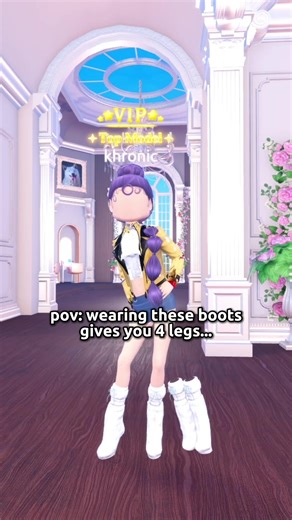 4 legs glitch on @Dress To Impress #dresstoimpress #dti #roblox #chronicfashion #chronic