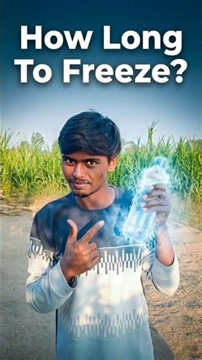 How Long Does Water Take to Freeze? 🧊 #ashokthakorx28
