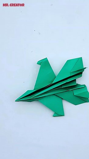 How to make a A4 Paper F-15 JET Fighter Plane | Mr. Creator