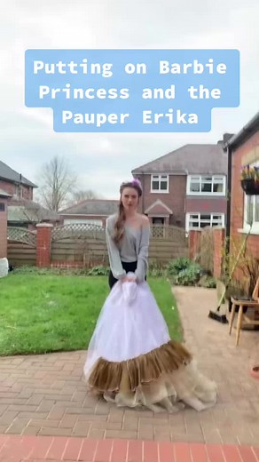 748K views · 6.9K reactions | This is one of my favourite dresses, how long do you think it takes to get in to this dress #fyp #dress #barbie #princess #sewing #disney | matii.gonzalez23 | Facebook