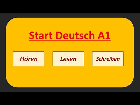Start Deutsch A1 Hören, Lesen und Schreiben modelltest mit Lösung am Ende || Vid - 40
