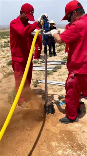 DESERT MAGIC! Planting Trees with HIGH PRESSURE Air Streams 🌳💨