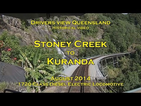 Drivers view QLD, Stoney Creek to Kuranda, Aug 2014