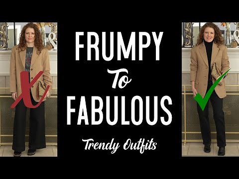5 Trendy Outfits Taken From Frumpy To Fabulous For This Fall & Winter / Fall Trends
