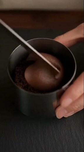 Pure Chocolate ASMR 15 seconds of Soothing Dessert Making
