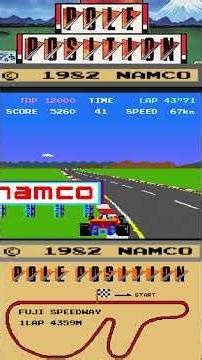 Pole Position Arcade Racer NAMCO 1982 #retrogaming #namco #arcade #gameplay #shorts #retro