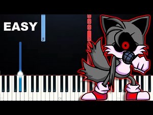 Triple Trouble - VS Sonic.EXE - Friday Night Funkin (EASY Piano Tutorial)