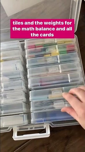 RightStart Math manipulative storage #shorts
