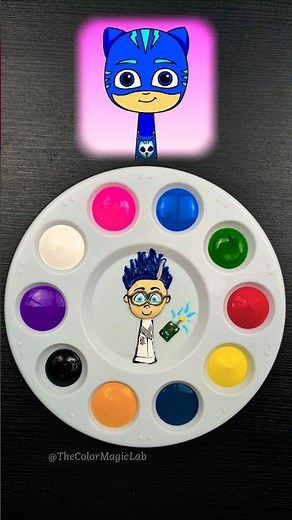 Sprunki OC Color Mixing 👀 Romeo | PJ Masks 🎭 #sprunki #romeo #pjmasks #colormixing