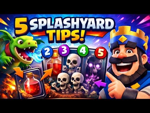 5 Valuable Tips to Master Splashyard Deck | Clash Royale Strategy Guide