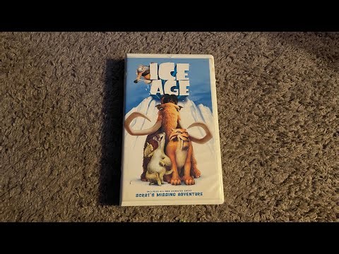 Opening To Ice Age (2002) USA VHS Widescreen Edition (PAL UK/Australian Edited Audio Version)