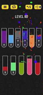 Water Sort Puzzle Level 80 Walkthrough Solution iOS/Android