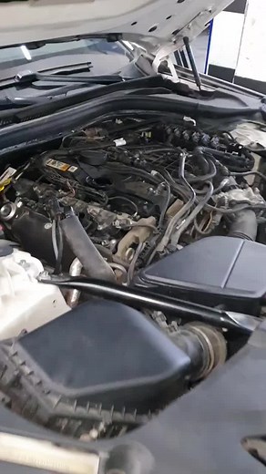 Detailed Look at a V6/V8 Car Engine Compartment