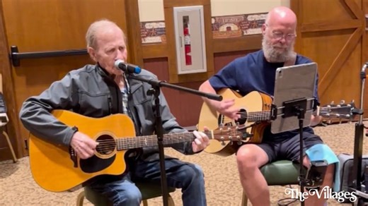 🎤 Kick back with the Country Music Jammers! Turn up the volume and join them for a jam at #MulberryGroveRecreation every Tuesday at 10:30am. Villagers, if you recognize this tune, add a music note 🎵 emoji with the song title below. #TheVillages #RetirementDreams #LovinTheLifestyle | The Villages, Florida's Friendliest Hometown