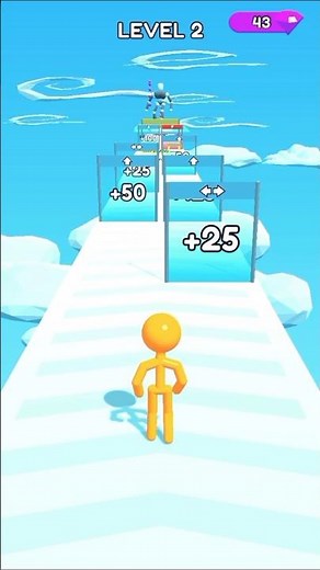 Reaching Level 100% In This Crazy Runner Game! 🏃‍♂️💨 | Level 2 Gameplay